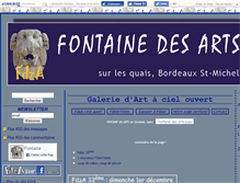 Tablet Screenshot of fontainedzarts.com